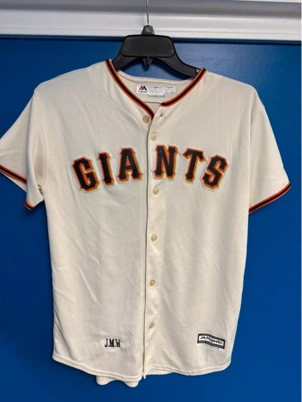 San Francisco Giants Buster Posey #28 Majestic Baseball Jersey Youth XL 18-20